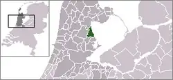Placering af Zeevang i Holland