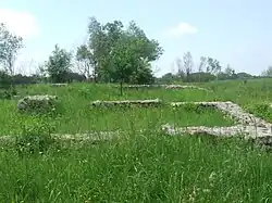 Ruiner af fortet i Făget