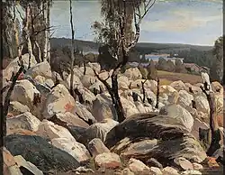 Landskab fra Nyland, c. 1872