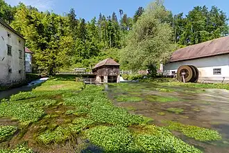 En af kilderne til Ljubljanica at Bistra Castle near Vrhnika
