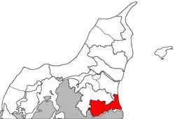 Hadsund Provstis beliggenhed i Aalborg Stift