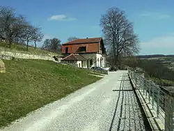 Haus Lochfeld med Bliesgaulandskab