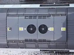 Klimaanlægget set fra oven