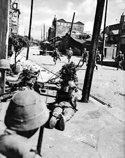 Japanske soldater under Slaget om Changsha i september 1939
