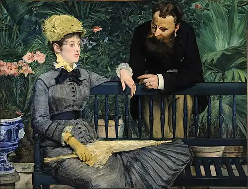 I vinterhaven, 1879Dans le jardin d'hiver