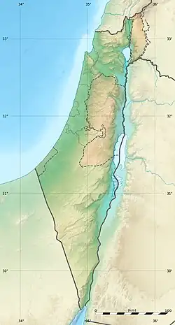 Spejderbjerget/Udsigtsbjergethebraisk: הר הצופים/arabisk: جبل المشارف ligger i Israel