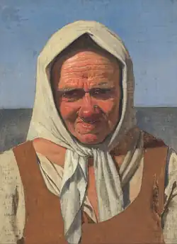 Fiskerkone. Mellem 1836 og 1871