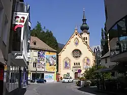Johanneskirche i Imst centrum