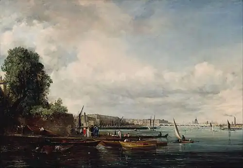 Waterloo Bridge, 1820.