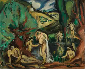 Svømmerne, ukendt dateringLes Baigneuses