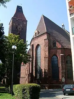 Gotisk Vor Frue af Częstochowa kirke, 1400-tallet