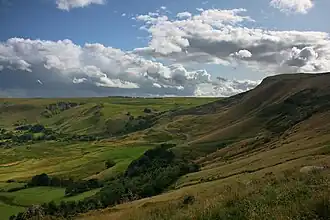 Udsigt over Mam Tor, Peak District National Park