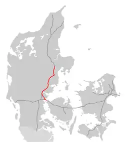 Østjyske Motorvejs forløb