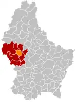 Préizerdauls placering i Luxembourg