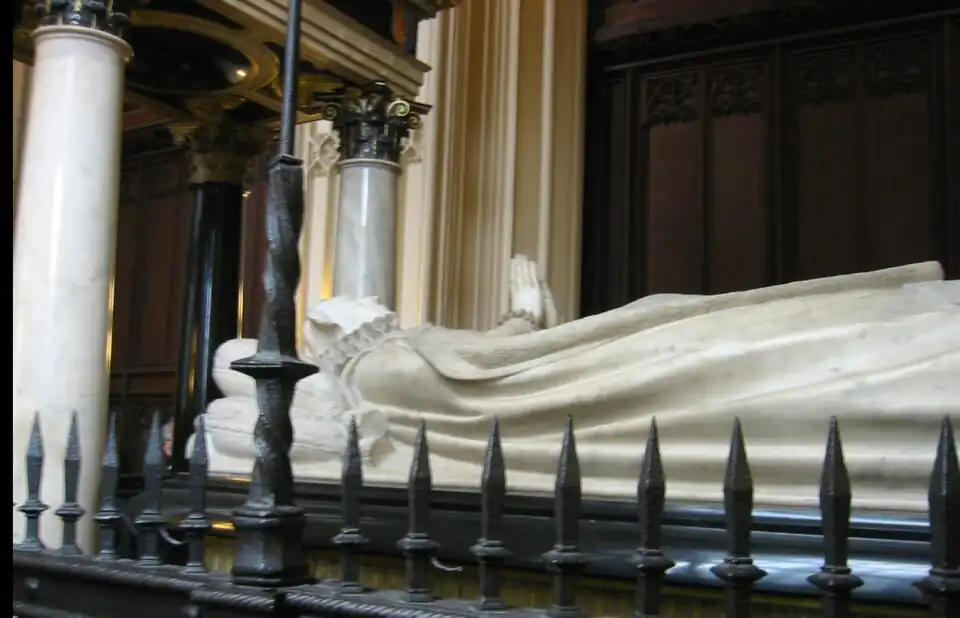 Maria Stuarts grav i Westminster Abbey, England