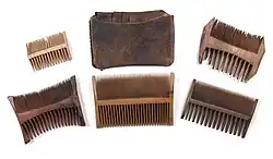 Sæt af kamme fundet på skibet Mary Rose fra 16. århundrede