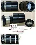 Microscope measuring eyepiece