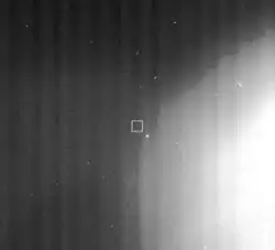 Methone den 1. juni 2004, under en søgning efter hidtil ikke kendte måner.