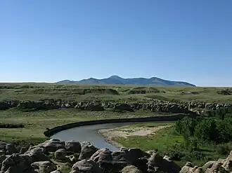 Milk River i Writing-on-Stone Provincial Park