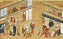 Ukiyo-e-maleri uden titel, Miyagawa Issho,  japansk