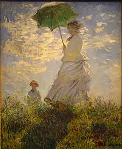 Dame med parasol, 1873