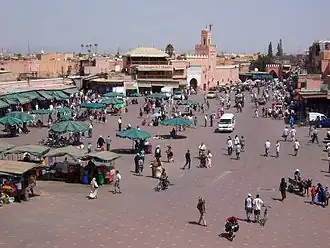 Djemaa el Fna i Marrakech