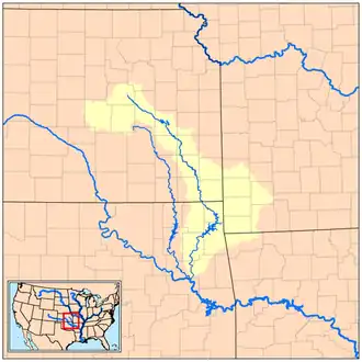 Neosho River og dens afvandingsområde