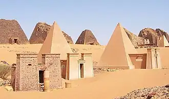 Nubiske pyramider, Sudan