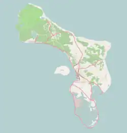 Kort af Bonaire