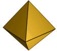 Oktaeder: 8 trekanter