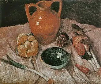 Stilleben med gul kande, 1905