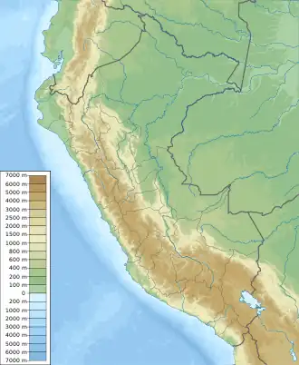 Huaynaputina ligger i Peru