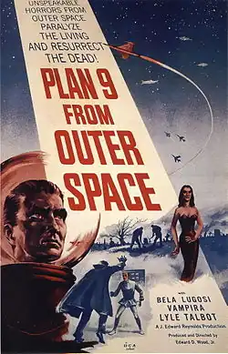 Poster til Plan nine from outer space.