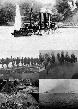 Samling af billeder fra den russisk-japanske krig.