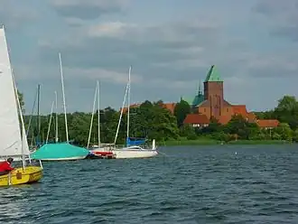Ratzeburg Domkirke på øen ved Ratzeburger See