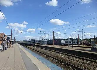 Stationen set fra vest.