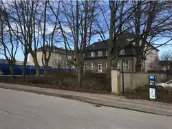 Rockefeller Instituttet med villa set fra syd, 2. marts 2020