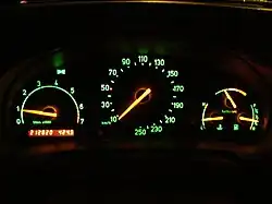 Oplyst kombiinstrument