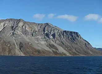 Foldebjerge i  Torngat Mountains