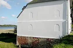 Nordsiden af Møllehuset, hvor vandmøllen var