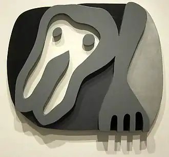 Shirt Front and Fork, 1922, træ