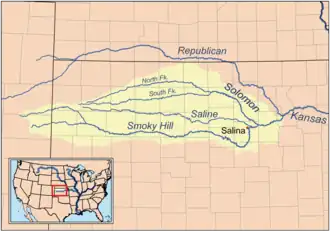 Smoky Hill Rivers afvandingsområde