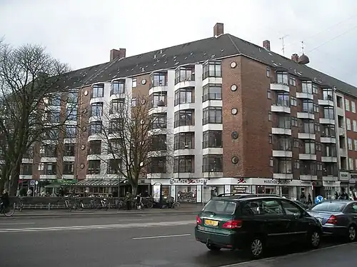 Sortedams Dossering 101-03 / Østerbrogade 19, København (1938)