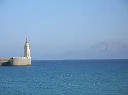 Europas sydligste punkt med bjergene i Marokko i baggrunden