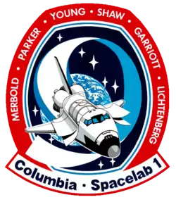 STS-9 logo