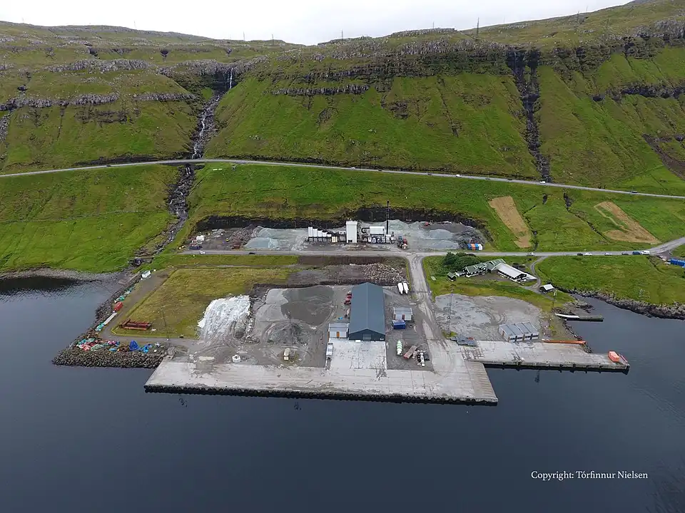 Luftfoto af Sund havn