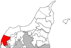 Sydthy Provstis beliggenhed i Aalborg Stift