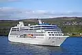 Ocean Princess som Tahatian Princess ud for Torshavn i 2009