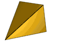 Tetraeder: 4 trekanter