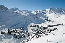 Tignes i vinterdragt